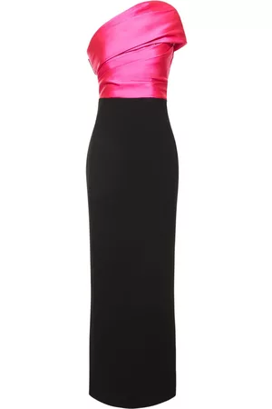 Solace Donna Vestiti lunghi - Vestito Maxi Selia In Twill E Crepe