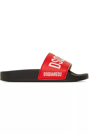 Dsquared2 Bambino Sandali - Sandali In Gomma Con Stampa Logo
