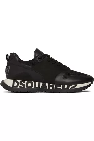 Dsquared2 Uomo Scarpe sportive - Sneakers Running In Pelle E Mesh Con Logo