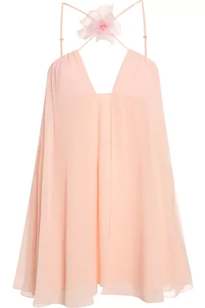 Nensi Dojaka Donna Vestiti estivi - Vestito In Seta Georgette Con Frill