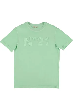 Nº21 T-shirt In Jersey Di Cotone Con Logo