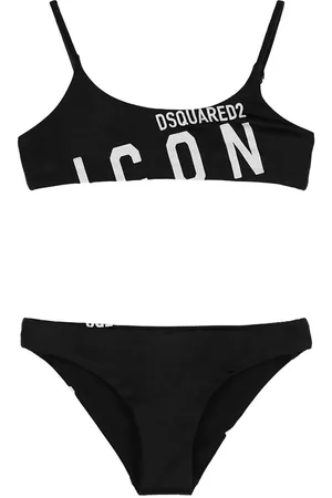 Dsquared2 Bambina Bikini - Bikini In Ltcra Con Logo
