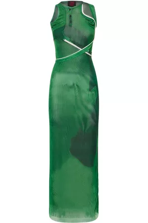 OTTOLINGER Donna Vestiti lunghi - Stretch Mesh Cutout Printed Maxi Dress