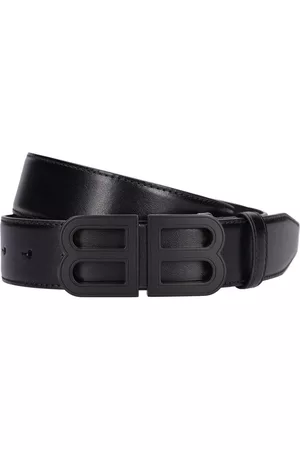 Balenciaga Uomo Cinture - 35mm Bb Leather Belt