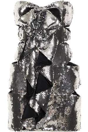 ALEXANDRE VAUTHIER Donna Vestiti senza maniche - Vestito Senza Maniche Con Paillettes E Cutout