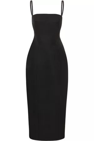 Rosie Assoulin Donna Vestiti midi - Vestito Midi In Faille Con Inserti In Tulle
