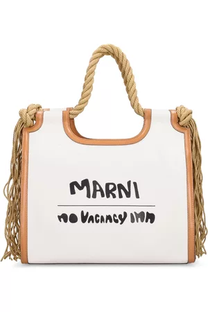 Marni Donna Portafogli e portamonete - Marcel Embroidered Logo Tote Bag