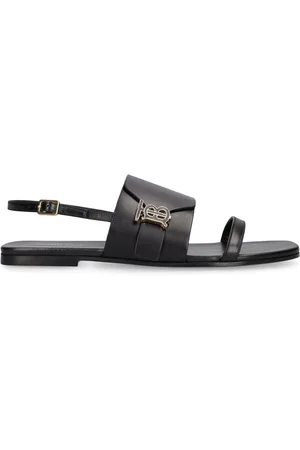 Burberry Sandali Bassi Valentine In Pelle 10mm