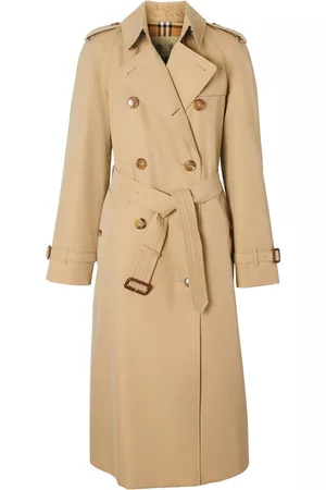 Burberry Donna Impermeabili - Trench Waterloo In Tela Di Cotone