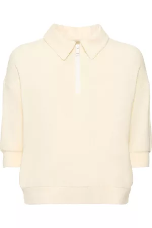 Moncler Donna Polo - Cotton Blend Polo Shirt