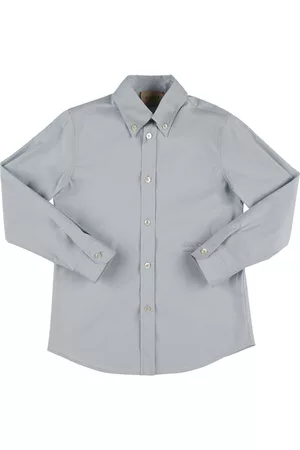 Gucci Bambino Camicie - Camicia In Popeline Di Cotone Stretch