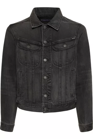Tom Ford Uomo Giacche - New Icon Aged Black Wash Denim Jacket