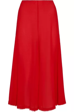 Salvatore Ferragamo Donna Gonne midi - Gonna Midi In Seta Georgette