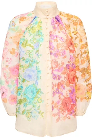 ZIMMERMANN Donna Bluse - Blusa Raie Billow In Ramié