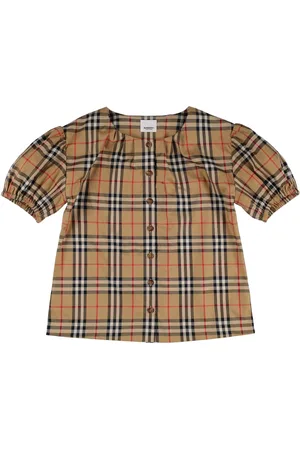 Burberry Camicia In Popeline Di Cotone Check