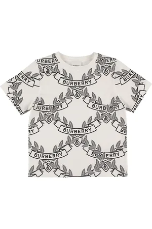 Burberry T-shirt In Jersey Di Cotone Con Logo