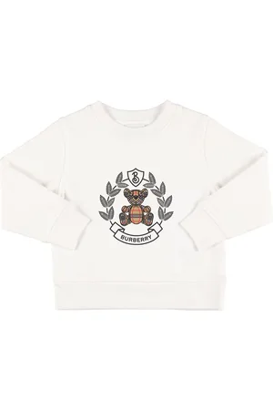 Burberry Felpa In Cotone Con Logo