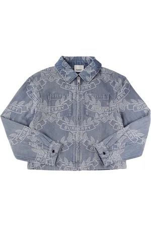Burberry Giacca In Di Cotone Con Logo
