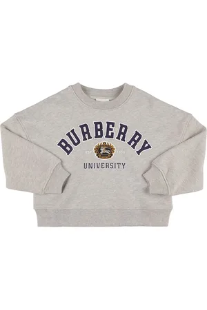 Burberry Felpa In Cotone Con Logo