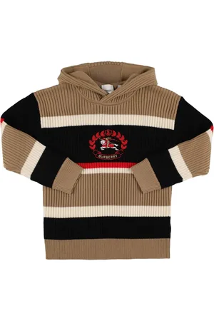 Burberry Maglia In Lana Con Logo