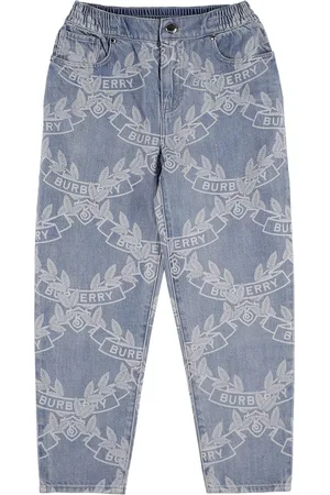 Burberry Jeans In Di Cotone Con Logo