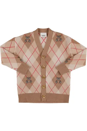 Burberry Cardigan In Maglia Di Lana