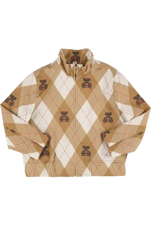 Burberry Giacca In Cotone Stampato