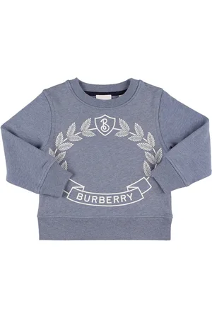 Burberry Felpa In Cotone Con Logo