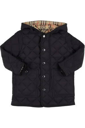 Burberry Cappotto In Nylon Con Cappuccio