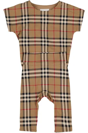 Burberry Body E Pantaloni In Cotone Icon Check