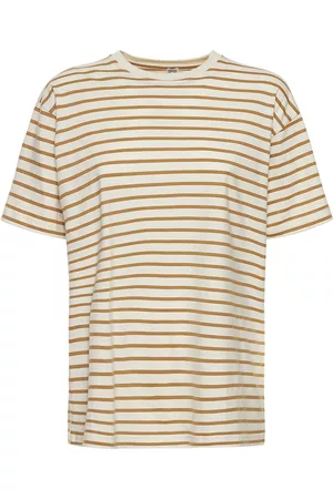 Totême Donna T-shirt a righe - T-shirt In Cotone A Righe
