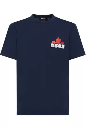 Dsquared2 Uomo T-shirt cotone - T-shirt In Jersey Di Cotone Stampato