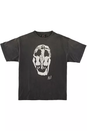 saint Michael Uomo T-shirt con stampa - T-shirt Saint Skull Con Stampa