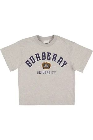 Burberry T-shirt In Jersey Di Cotone Con Logo
