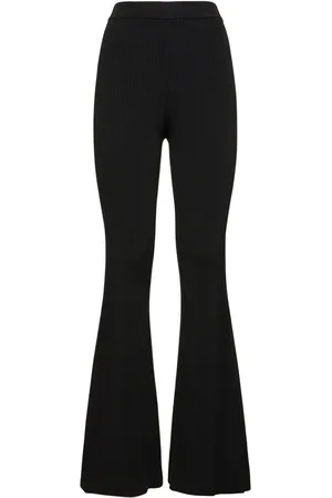 Stella McCartney Pantaloni Svasati In Techno Maglia