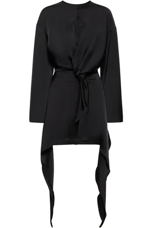 The Attico Vestito Louie In Raso Con Cutout