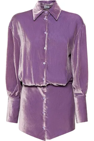 The Attico Vestito Silvye In Velluto
