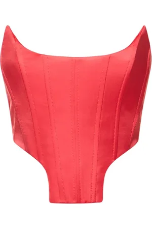 GIUSEPPE DI MORABITO Top Bustier In Raso Stretch
