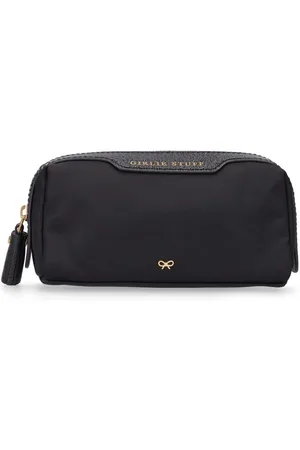 BM6, Pochette Uomo Donna da Polso Vera Pelle Borsa da Toilette  Professionale Beauty Case da Viaggio Trousse Trucchi Donna Accessori da  Viaggio Pochette da Borsa Borsello Trucco Idea Regalo. Nero : 