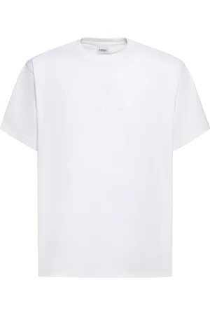 Burberry T-shirt Tempah In Cotone Con Ricamo