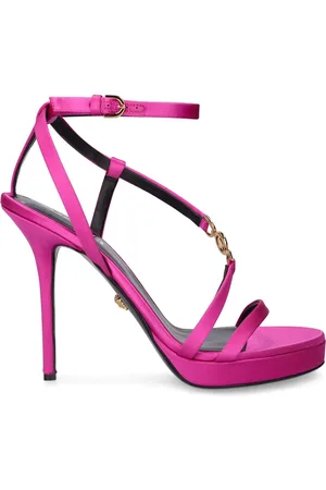 VERSACE Sandali In Raso 115mm