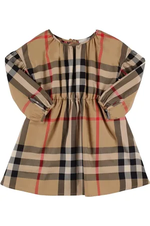 Burberry Vestito In Cotone Check