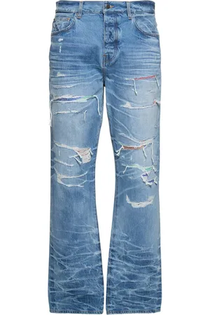 AMIRI Jeans Dritti Aloha Con Patch