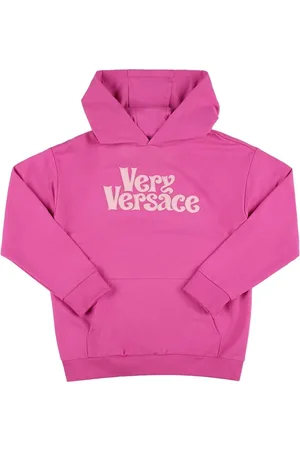 VERSACE Felpa In Cotone Con Cappuccio E Logo