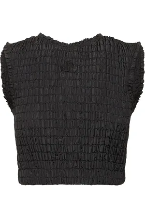 Patou Crop Top In Faille Texturizzato