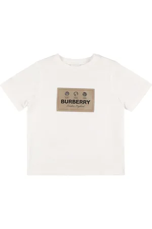 Burberry T-shirt In Jersey Di Cotone Con Logo