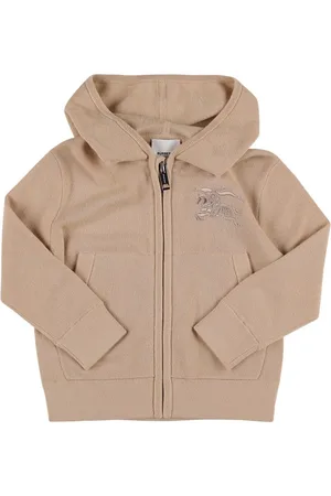 Burberry Felpa In Maglia Di Cashmere Con Logo