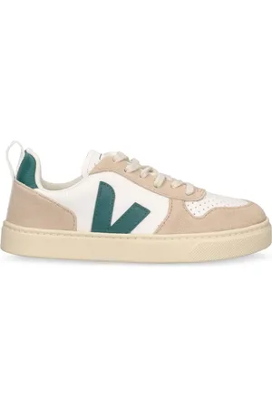 Veja Sneakers V-10 In Pelle Senza Cromo