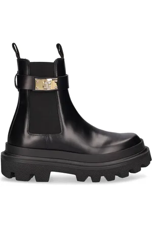 Dolce & Gabbana Stivaletti In Pelle Spazzolata 50mm