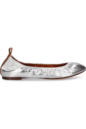 Lanvin Ballerine In Pelle Lamé